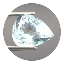 5,14ct. Aquamarine Pear Cut