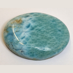 21.53ct Larimar Cabochon Oval Cut