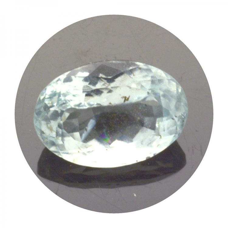 4,02ct. Aquamarine Oval Cut