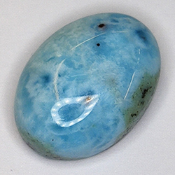 14.02ct Larimar Talla Cabujón Oval