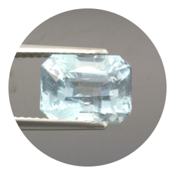 3,78ct. Aquamarine Emerald Cut