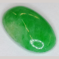 1.82ct Imperial Jade Oval Cabochon Cut