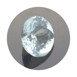 4,09ct. Aquamarine Oval Cut