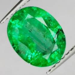 2.12ct Esmeralda Talla Oval