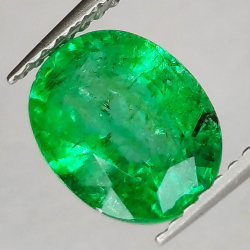 2.12ct Esmeralda Talla Oval