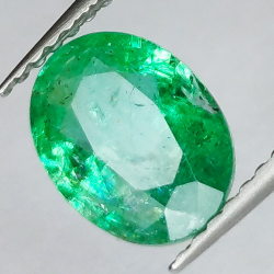 1.53ct Émeraude Taille Ovale