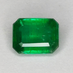 1.10ct Émeraude Taille Émeraude