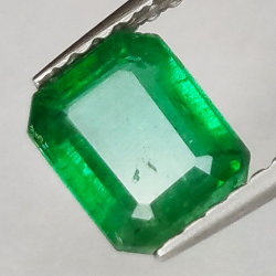 1.10ct Émeraude Taille Émeraude