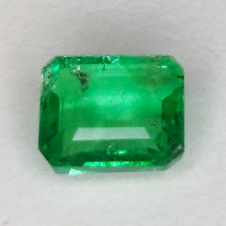 1,22ct Smaragd, Smaragdschliff 6,82 x 5,92mm