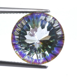 10.01ct.Mystic Quartz Round Cut