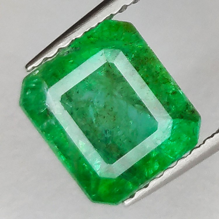 2.46ct Émeraude Taille Émeraude