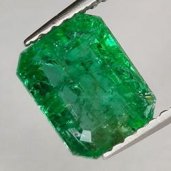 1.84ct Émeraude Taille Émeraude