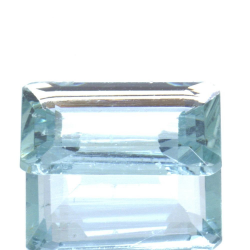 6,31ct. Aquamarine Emerald Cut