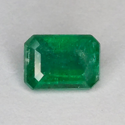 1.18ct Émeraude Taille Émeraude