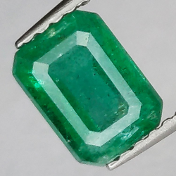 1.18ct Émeraude Taille Émeraude