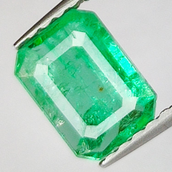 0.97ct Émeraude Taille Émeraude