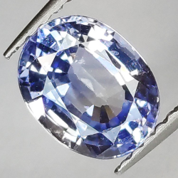 1.89ct Zaffiro Facettato Ovale