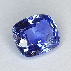 1.10ct Saphir Kissen Schnitt