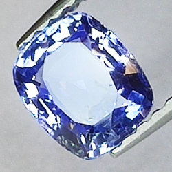 1.10ct Saphir Kissen Schnitt