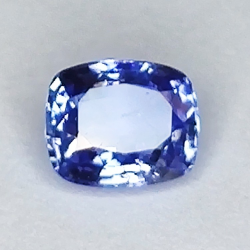 1.10ct Saphir Kissen Schnitt