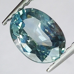 1,03 ct Saphir im Ovalschliff 6,84 x 5,08 mm