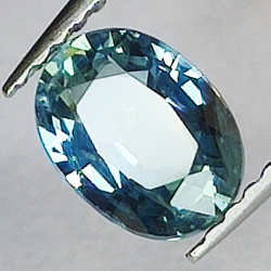 1,42ct Saphir taille ovale 7,18x5,28 mm