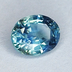 0.91ct Saphir Oval Schnitt