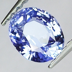 1.22ct Saphir Oval Schnitt