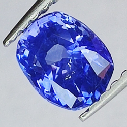 0.97ct Saphir Kissen Schnitt