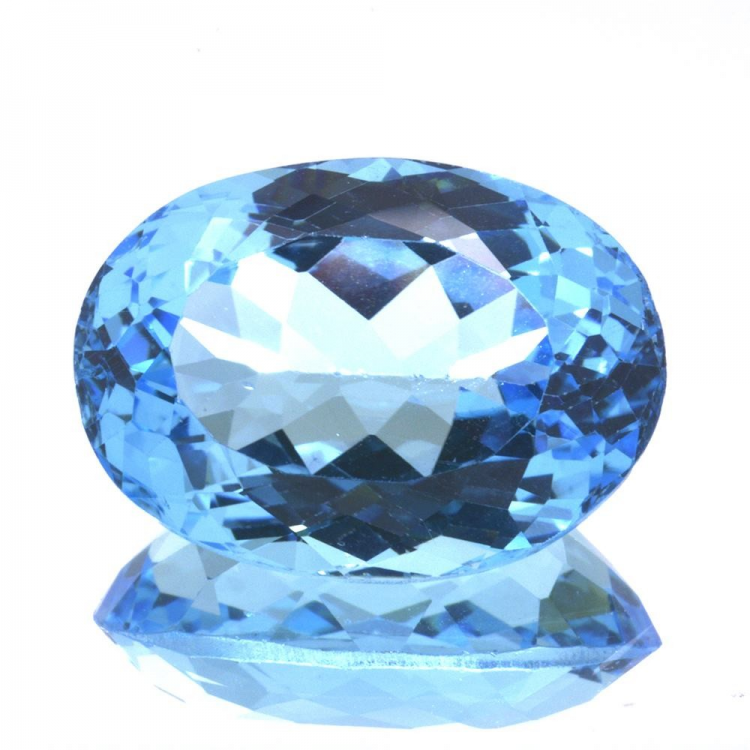 18,96ct Swiss BlueTopaz Oval Cut