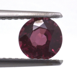 1,08ct.Rhodolite Garnet Round Cut