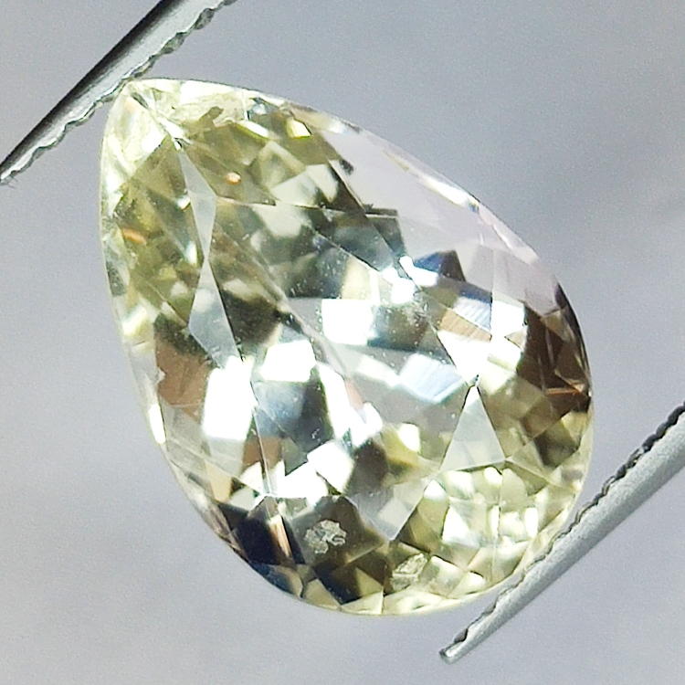 6.58ct Spodumena Taille Poire