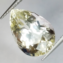 6.58ct Spodumena Taille Poire