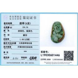 Pendentif Dragon Jade Bicolore