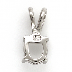 DIY 925 Silver Pendant 8x6mm