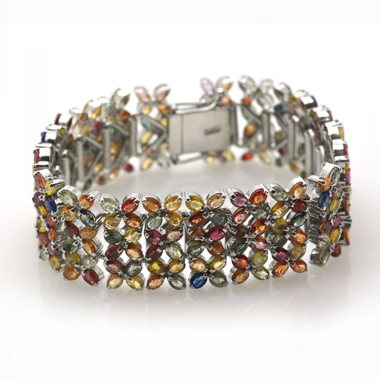 Bracelet saphir et argent 925