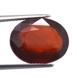 12,56ct.Hessonite Garnet Oval Cut