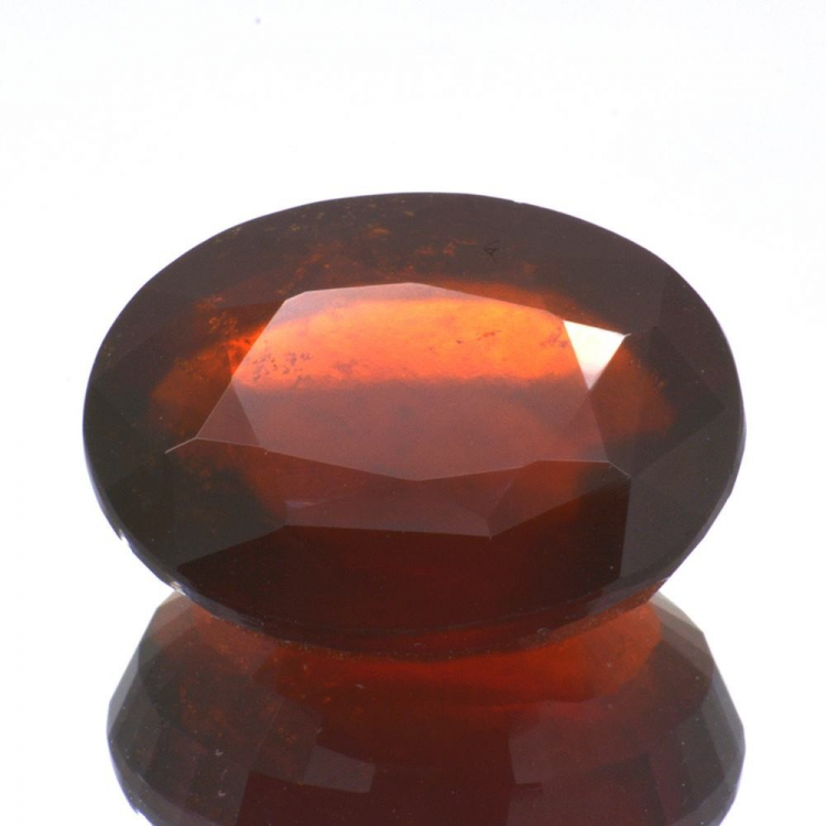 12,56ct.Hessonite Garnet Oval Cut