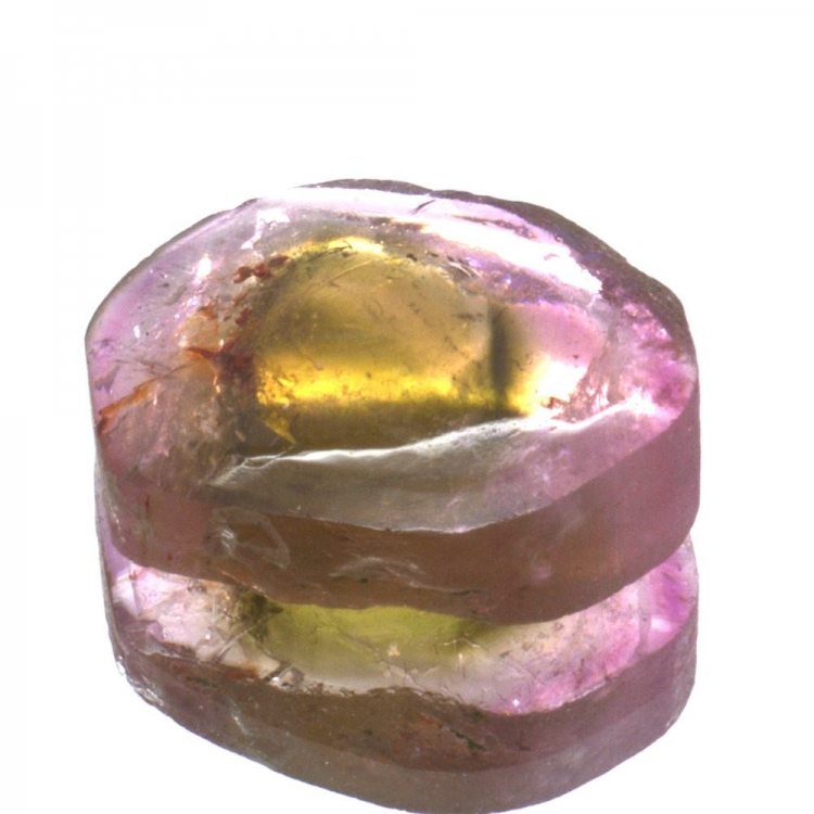 6.00ct.Tourmaline Pastèque Tranche Coupée13.90x10.78mm6.00ct.Tourmaline Pastèque Tranche Coupée13.90x10.78mm