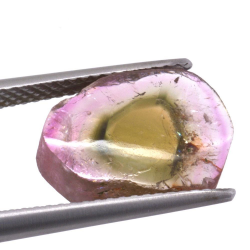 6.00ct.Tourmaline Pastèque Tranche Coupée13.90x10.78mm6.00ct.Tourmaline Pastèque Tranche Coupée13.90x10.78mm