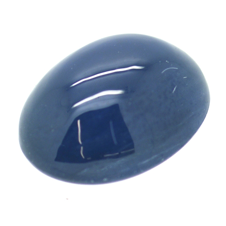 Zaffiro Cabochon Taglio 8 x 6 mm