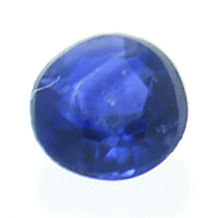 Glass Filled Sapphire Round Cut 5 mm