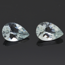 Aguamarina Talla Pera 9 x 7 mm