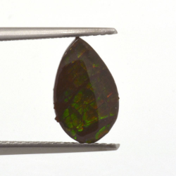 2,19ct.Ammolite Pear Cabochon Cut