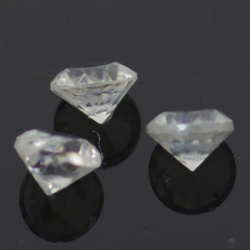 Zircon incolore blanc naturel 0.9-1.2mm 1ct