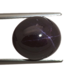 16,15ct.Star Garnet Cabochon Oval Cut