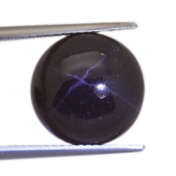 12,52ct.Star Garnet Cabochon Round Cut