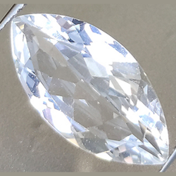 6.28ct Topas Weiß Marquise Schnitt 18.93x9.74mm