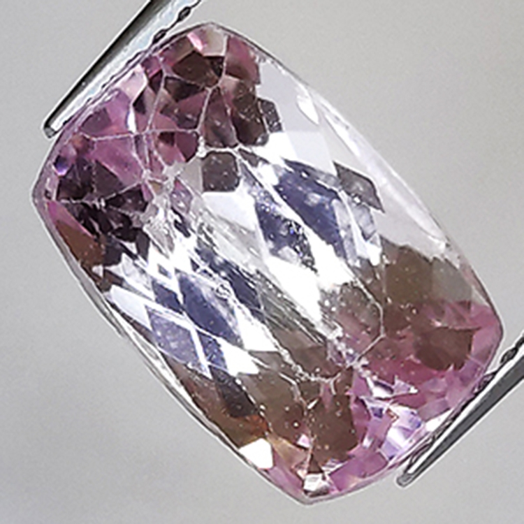 6.22ct Kunzite Taglio Cuscino