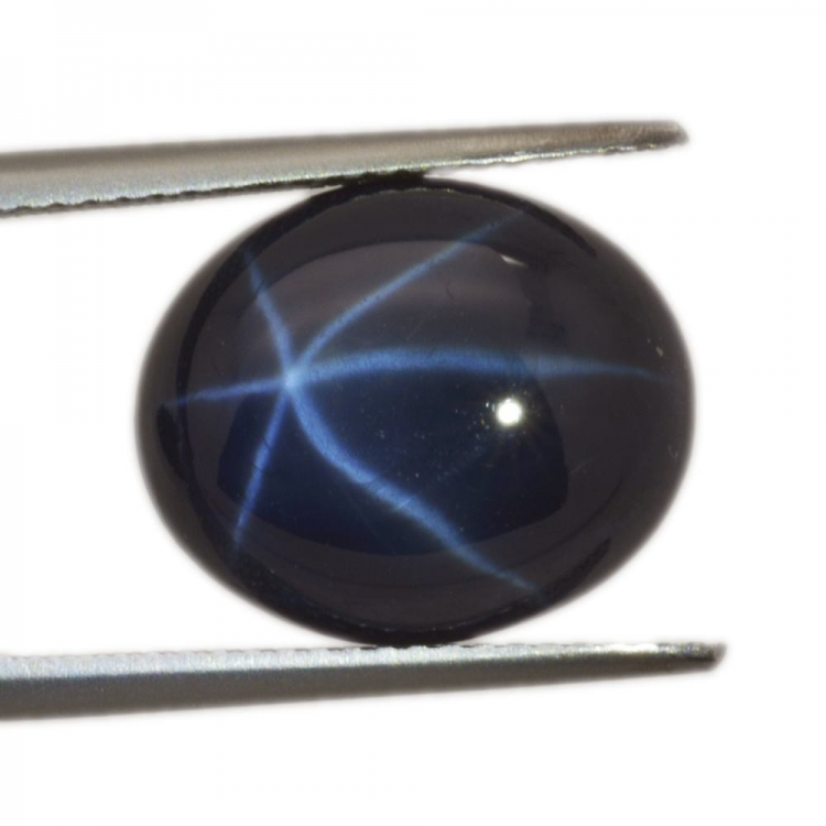 15,09ct.Star Sapphire Cabochon Oval Cut 14,62x12,23mm